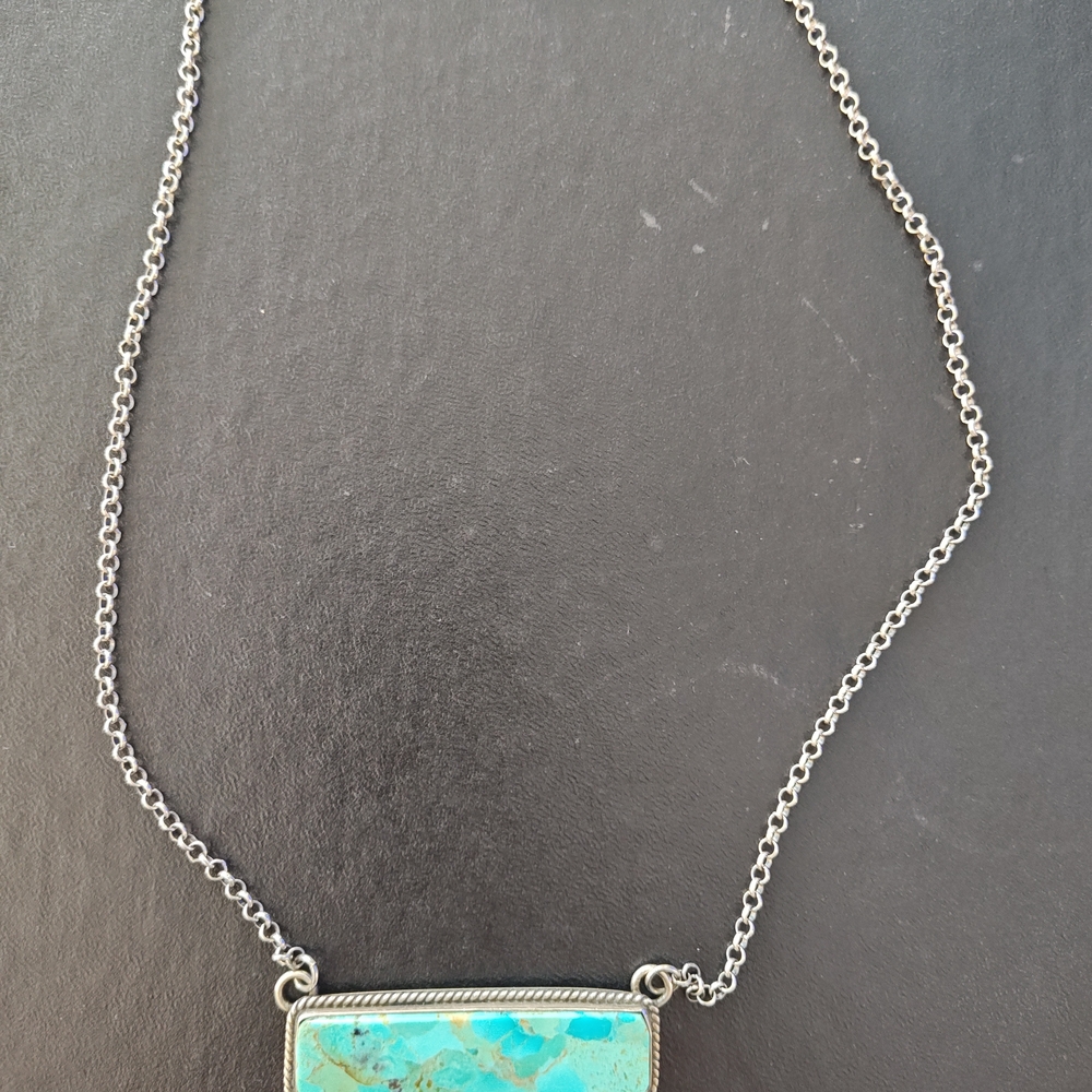 Turquoise and Silver Necklace